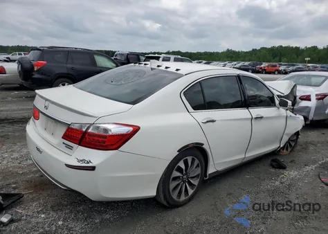 2014 Honda Accord Touring Hybrid z USA, uszkodzony, nr VIN 1HGCR6F77EA009646